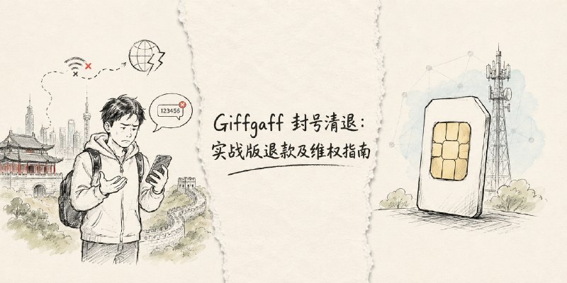 Giffgaff 封号清退：实战版退款及维权指南