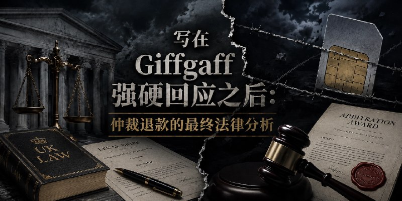 写在 Giffgaff 强硬回应之后：仲裁退款的最终法律分析