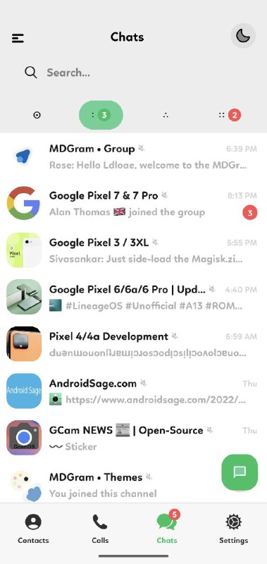 🎈小而美 v8.03 x MDGramYou 适配版本分享一个不愿署名的大佬为 MDGramYou （又一个 Android 端的 Telegram 第三方客户端）适配的 小而美 主题，感谢您的辛劳付出🤗看了一下这个客户端确实很有设计感，圆润的风格配上扁平设计，的确是这个配色主题的绝配！欢迎各位朋友安装套用和尝试~🎈小而美 v8.03 x MDGramYou 适配版本分享一个不愿署名的大佬为 MDGramYou （又一个 Android 端的 Telegram 第三方客户端）适配的 小而美 主题，感谢您的辛劳付出🤗看了一下这个客户端确实很有设计感，圆润的风格配上扁平设计，的确是这个配色主题的绝配！欢迎各位朋友安装套用和尝试~